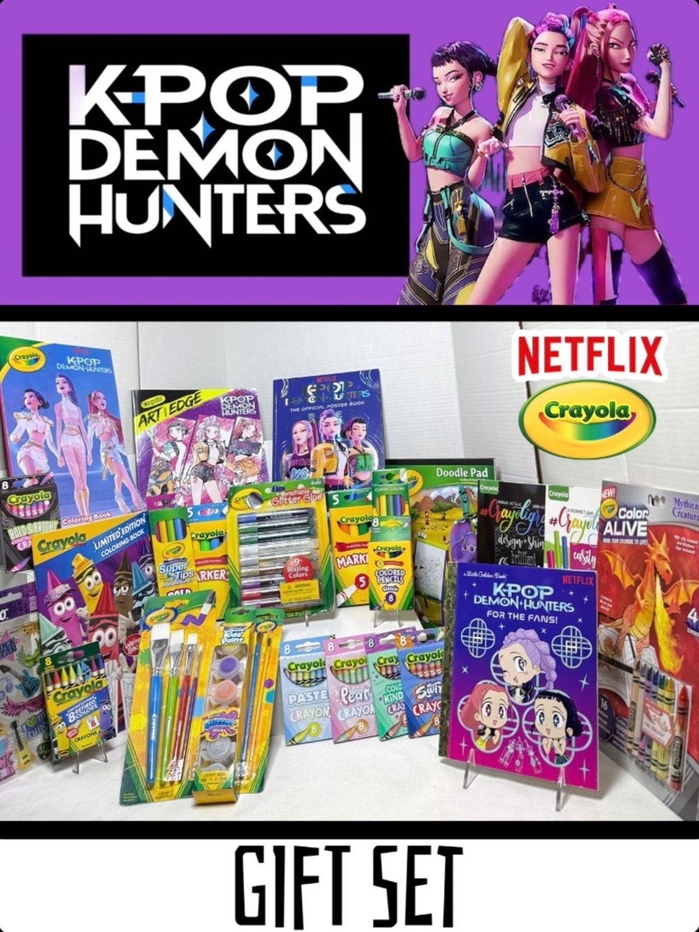 CRAYOLA’S K-POP DEMON HUNTERS GIFT SET